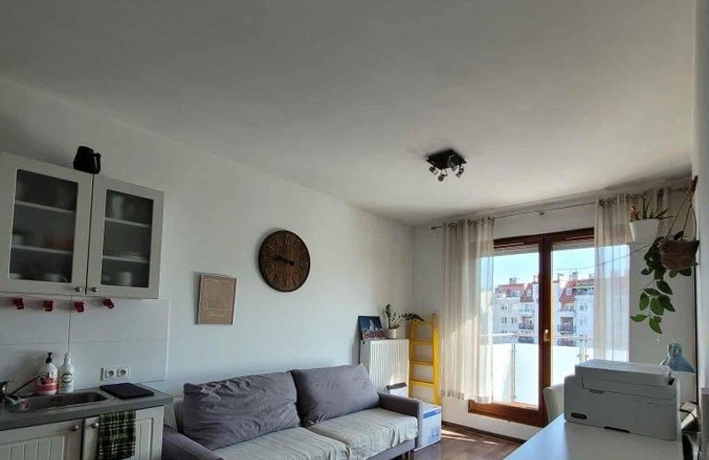 Alquiler de un acogedor apartamento de 2 habitaciones, 35 m², Ołbin, Breslavia, Polonia